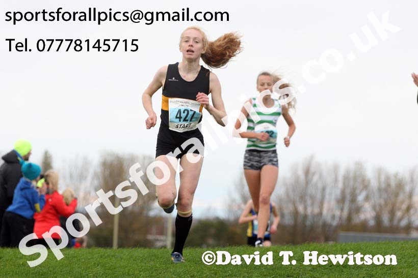 Girls under-15s, Sherman Cup and Davison Shield, Temple Park, South Shields. Photo:  David T. Hewitson/Sports for All Pics